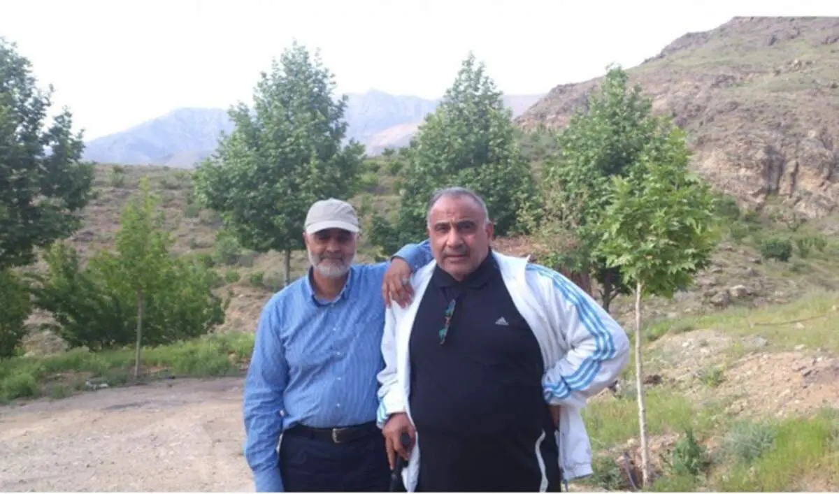 عکس اختصاصی عبدالمهدی با حاج قاسم