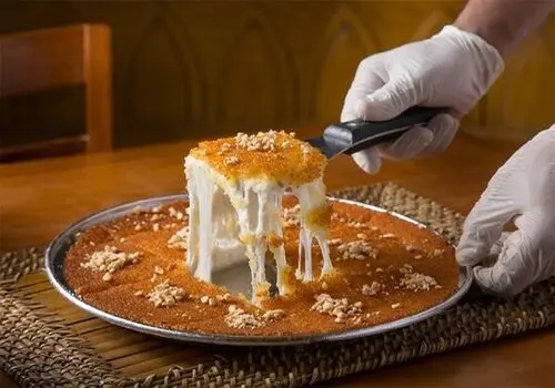 طرز تهیه کنافه عربی+فیلم