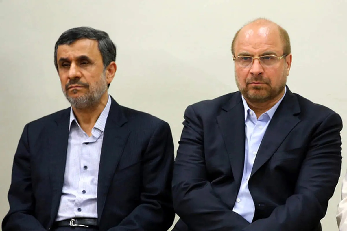 احمدی نژاد و قالیباف برای انتخابات ۱۴۰۰ با یکدیگر رقابت میکنند؟!