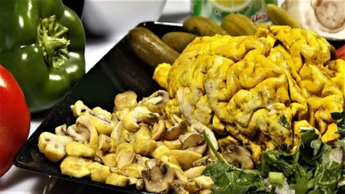 طرز تهیه خوراک مغز سرخ شده
