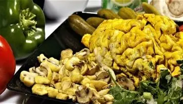 طرز تهیه خوراک مغز سرخ شده