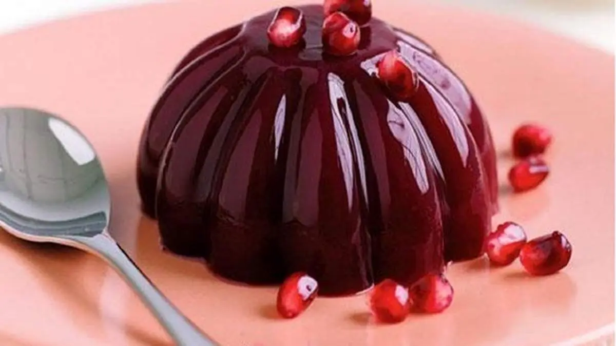 طرز تهیه ژله بستنی انار مخصوص