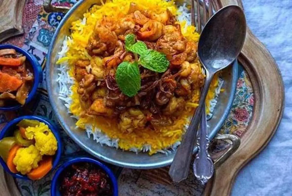 طرز تهیه میگو پلو، غذای دریایی خوشمزه