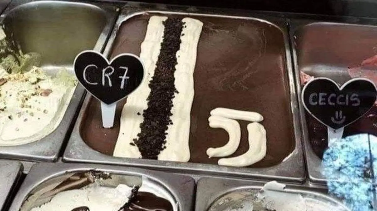 رونالدو بستنی فروش میشود