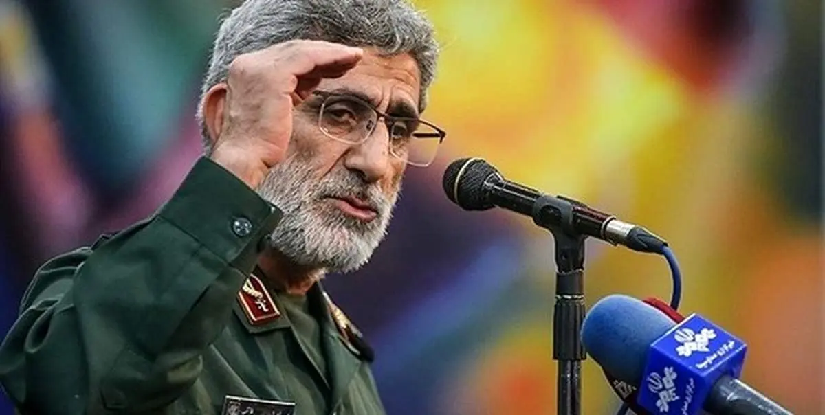 سردار قاآنی: اول استخوان های آمریکا را خورد و بعد از منطقه اخراج می کنیم /دشمن منتظر دو سیلی دیگر از طرف ایران باشد + فیلم