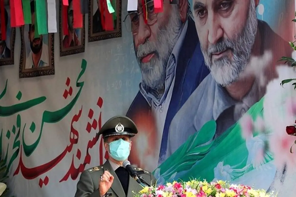 وزیر دفاع: شواهد جدی از نقش رژیم صهیونیستی در ترور شهید فخری زاده وجود دارد
