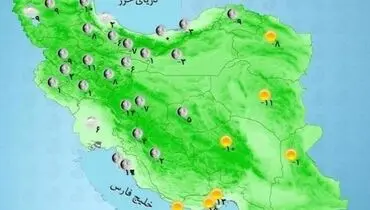 وضعیت آب و هوا، امروز ۱۸ دی ۹۹ / تداوم آلودگی هوا