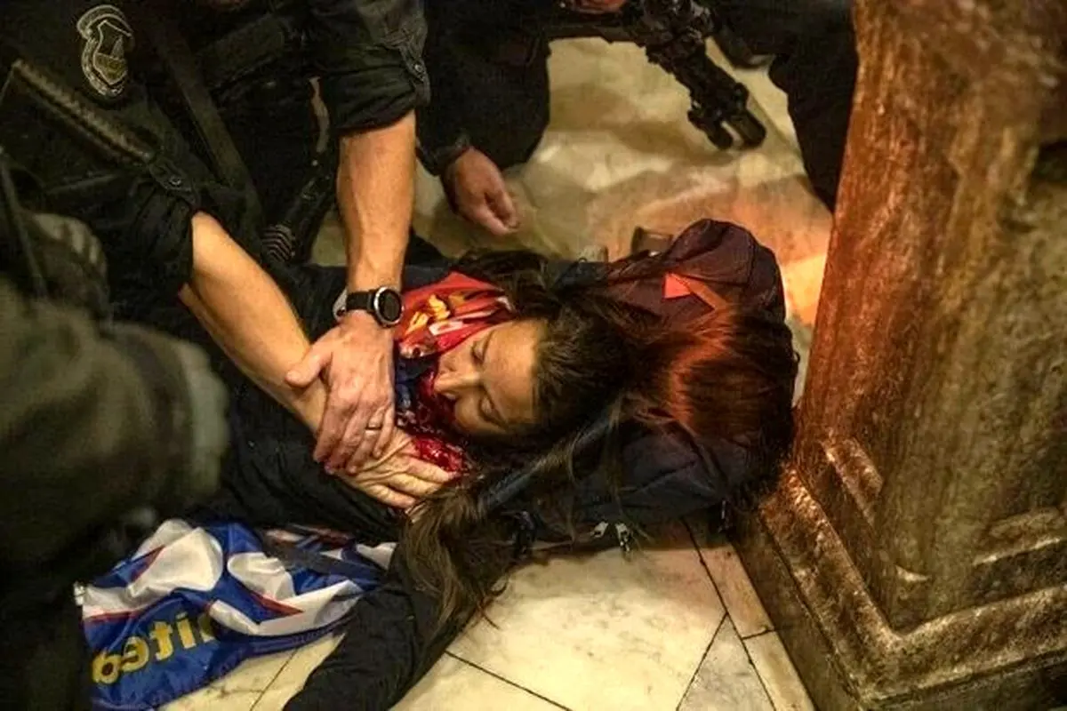 تصویر زنی که در اغتشاشات کنگره کشته شد+عکس