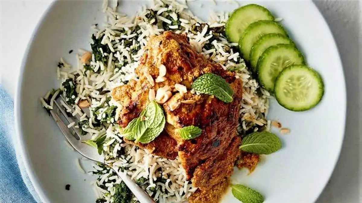 طرز تهیه اسفناج پلو، غذای سنتی ایرانی