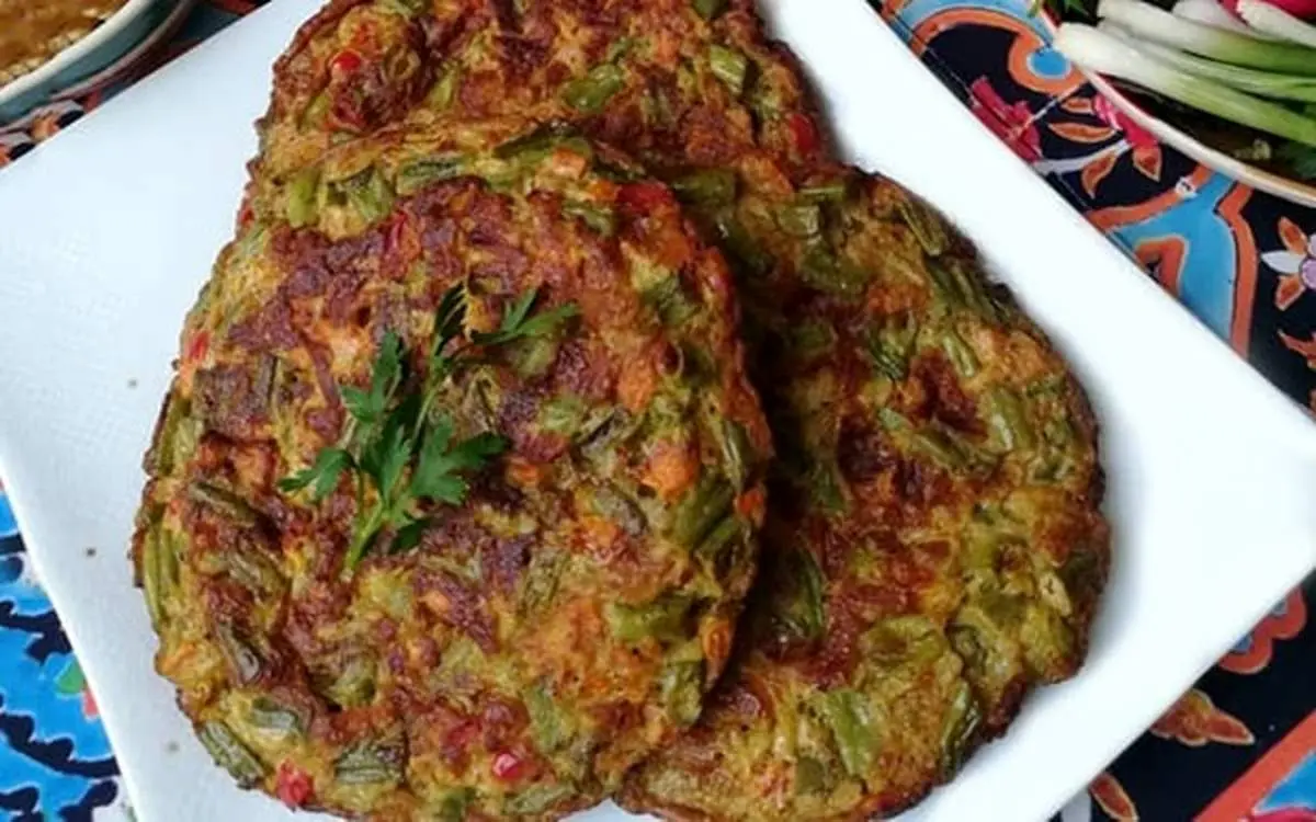 طرز تهیه کوکوی لوبیا سبز لذیذ