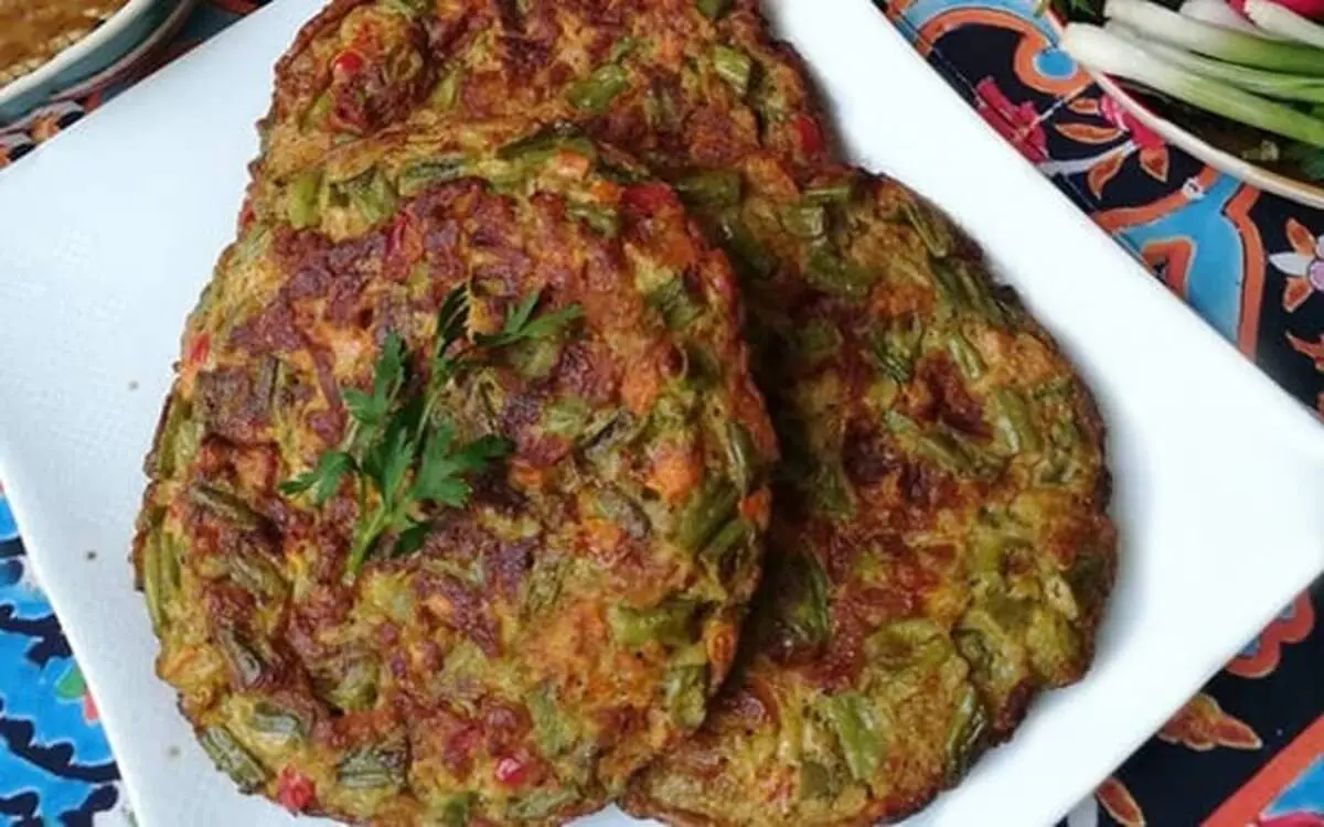 طرز تهیه کوکوی لوبیا سبز لذیذ