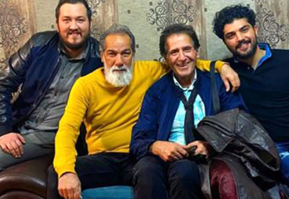 ابوالفضل پورعرب در کنار پدر و پسر معروف سینما + عکس