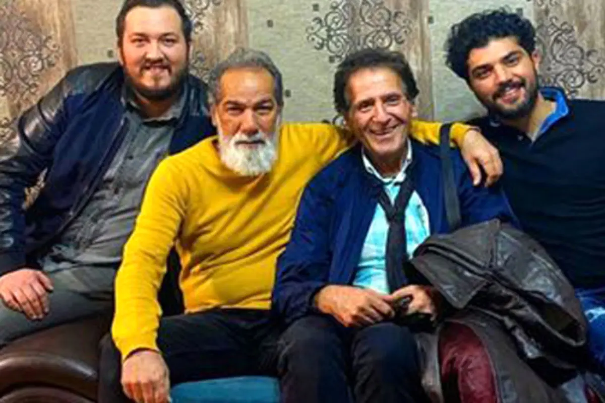 ابوالفضل پورعرب در کنار پدر و پسر معروف سینما + عکس