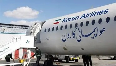 ترکیدن چرخ هواپیمای کارون در فرودگاه مهرآباد
