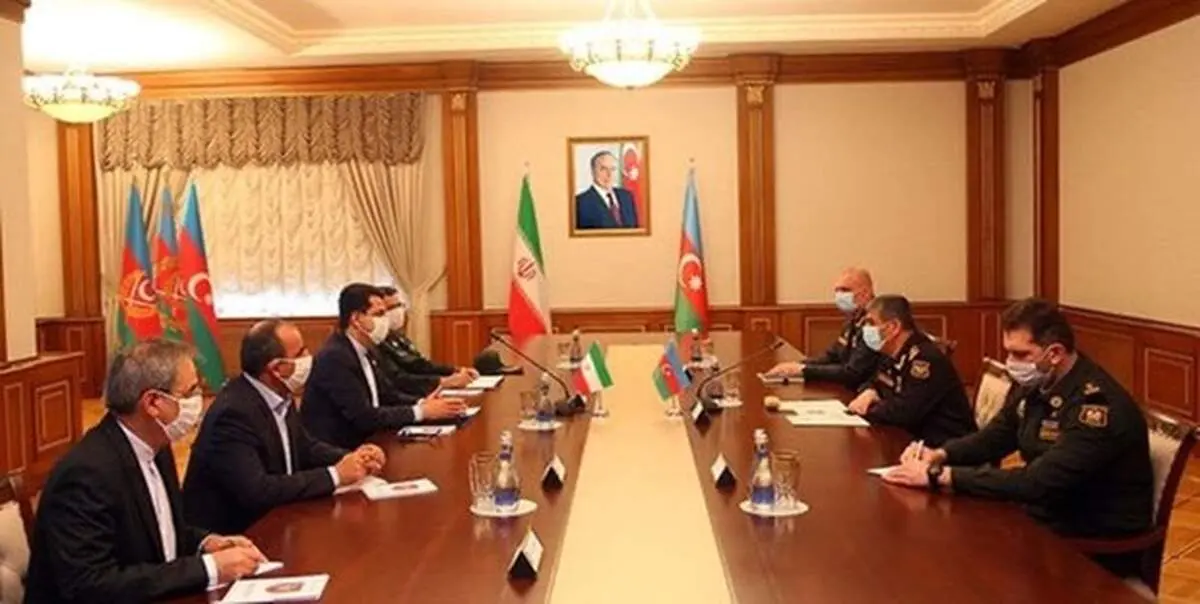تأکید ایران و جمهوری آذربایجان بر تقویت همکاری نظامی