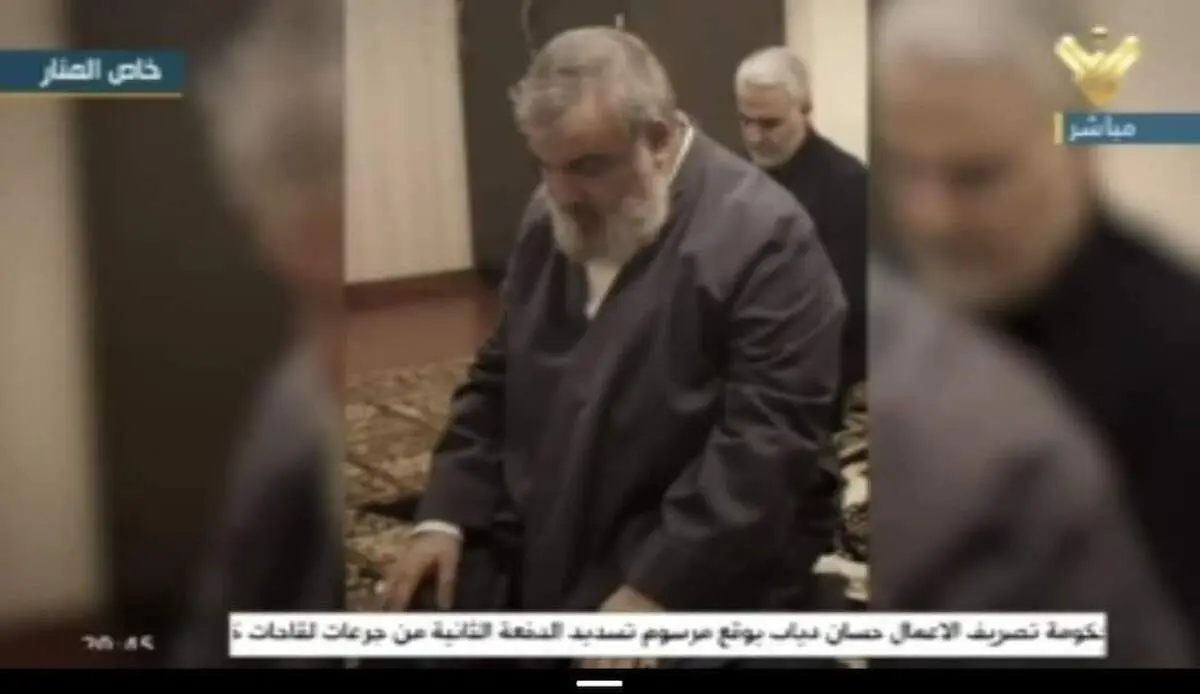 عکسی از آخرین نماز سردار سلیمانی و سیدحسن نصرالله
