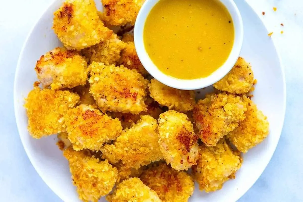 طرز تهیه ناگت مرغ همراه با سس مخصوص
