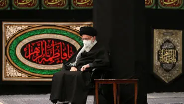 مراسم عزاداری شام شهادت حضرت فاطمه زهرا (س) با حضور رهبر انقلاب