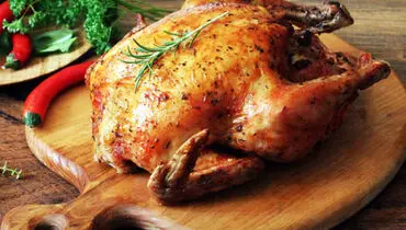 طرز تهیه مرغ کامل بریان خانگی