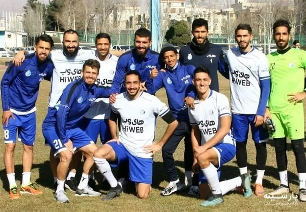 صورت عجیب مدافع استقلال + عكس