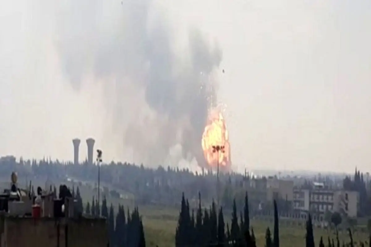 انفجار بزرگ در حمص سوریه