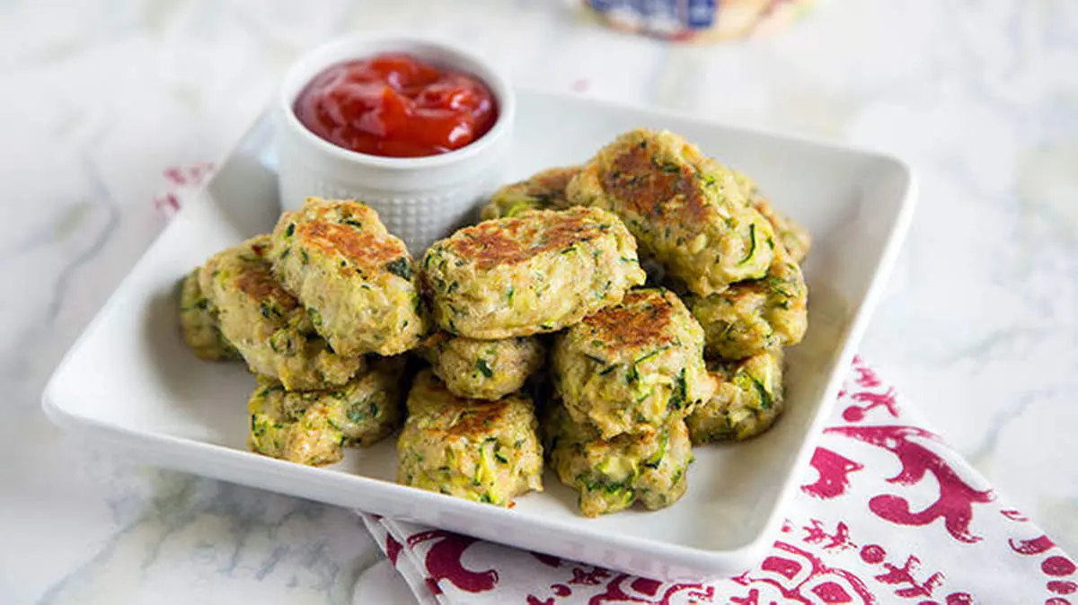 طرز تهیه تاتس کدو سبز + فیلم