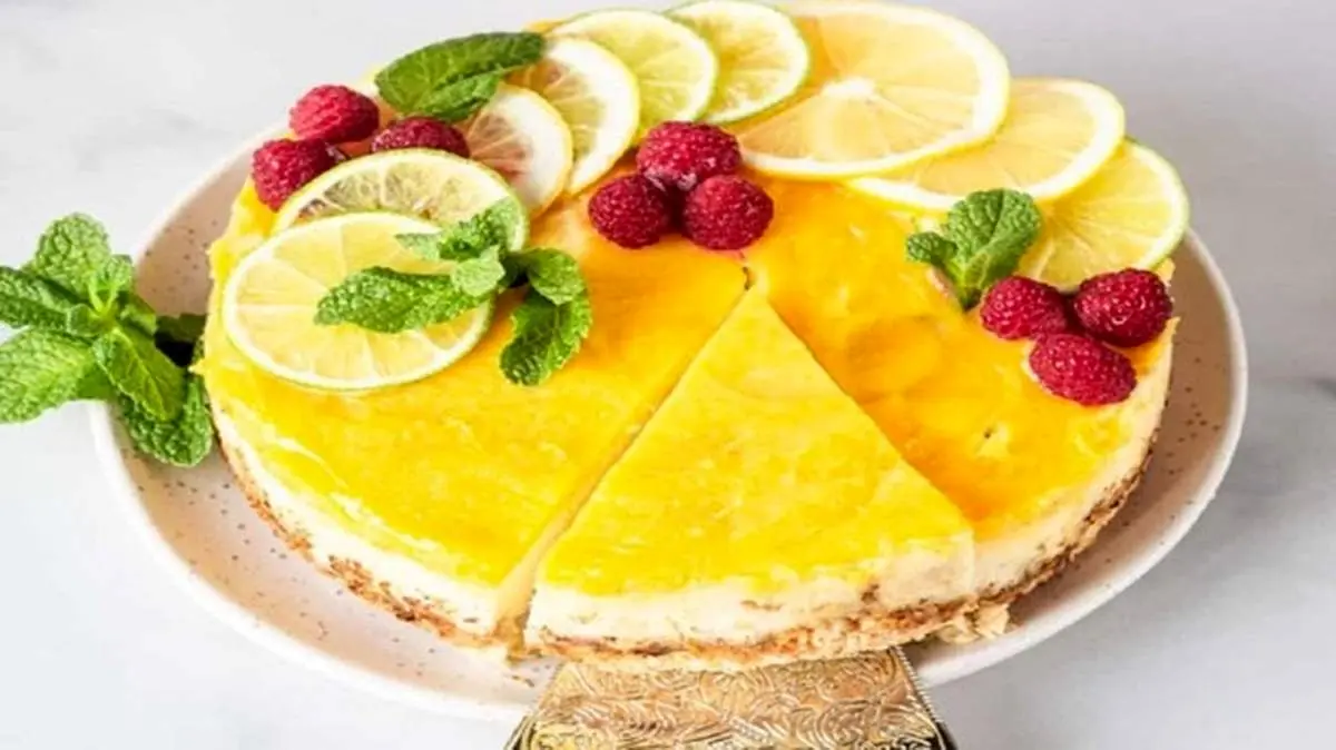 طرز تهیه چیزکیک لیمویی بدون ژلاتین