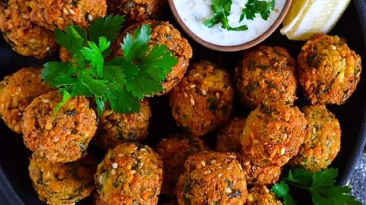 طرز تهیه فلافل اسفناج و پنیر