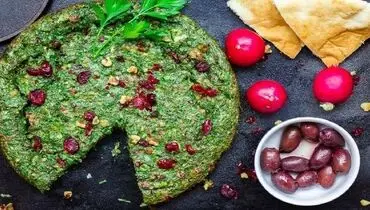 طرز تهیه کوکوی نخود فرنگی بدون گوشت