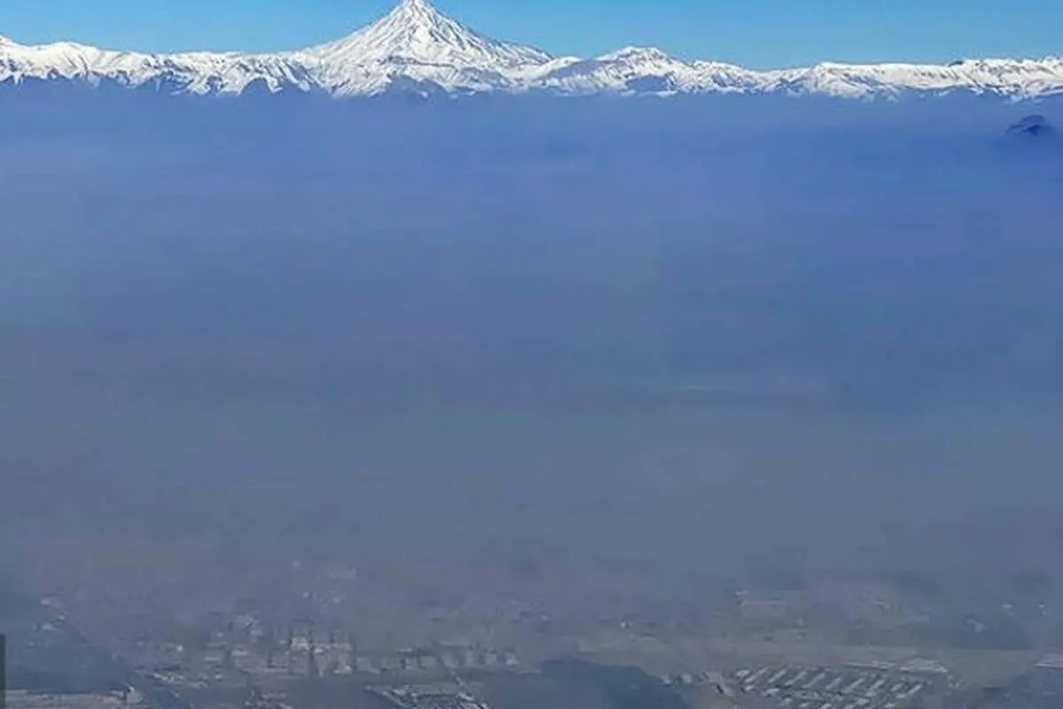 دماوند و آلودگی وحشتناک هوای تهران