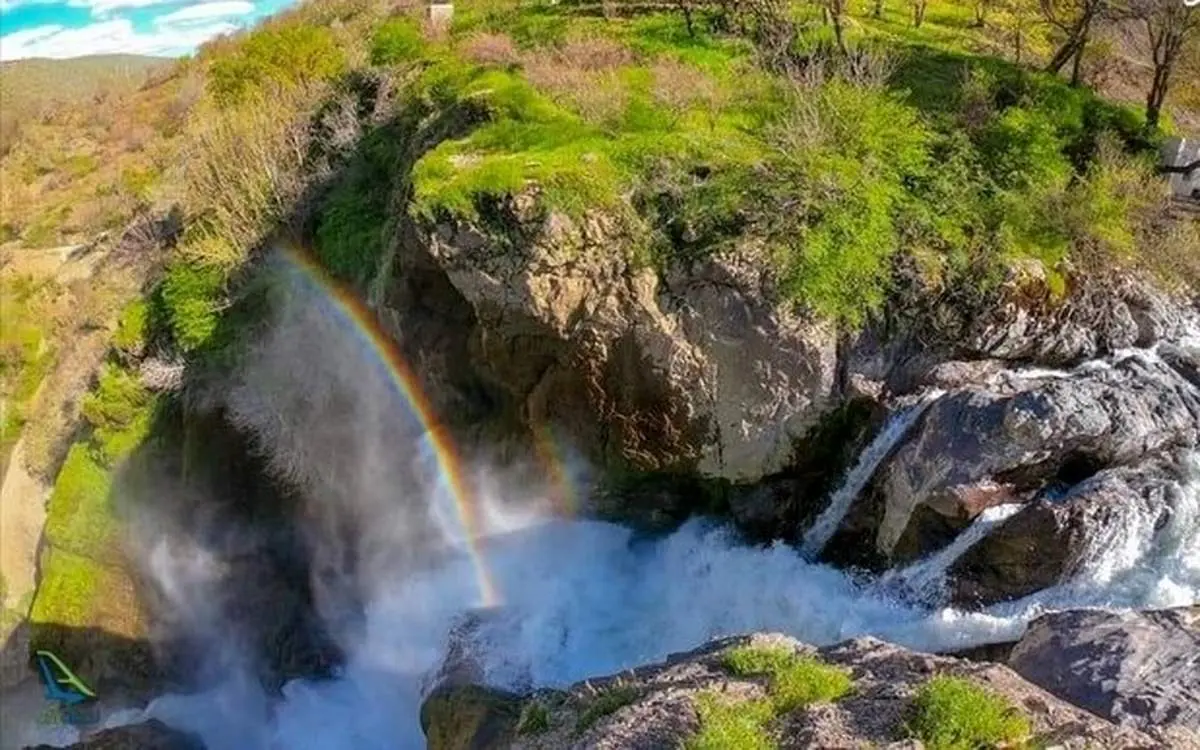 آبشار زیبای شلماش در سردشت+عکس