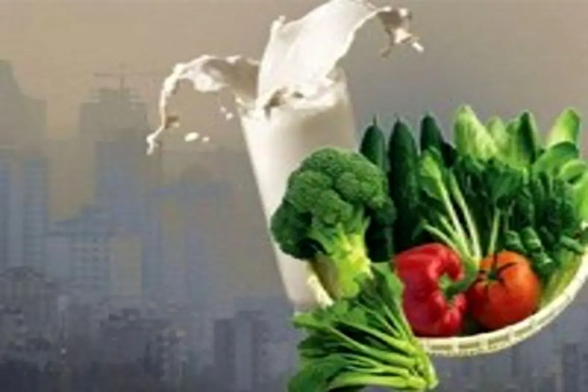 در روزهای آلودگی هوا چای و شیر بخورید