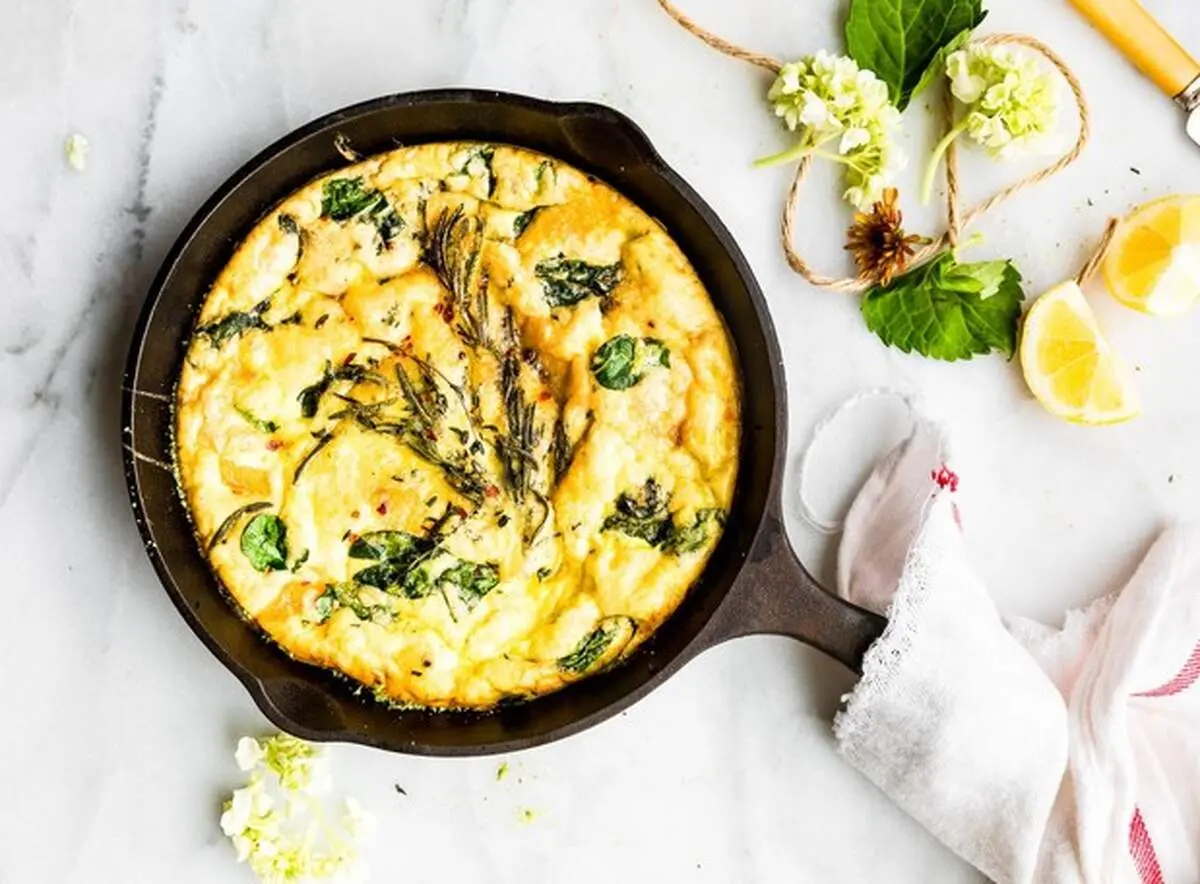 طرز تهیه املت کدو حلوایی و پنیر کبابی