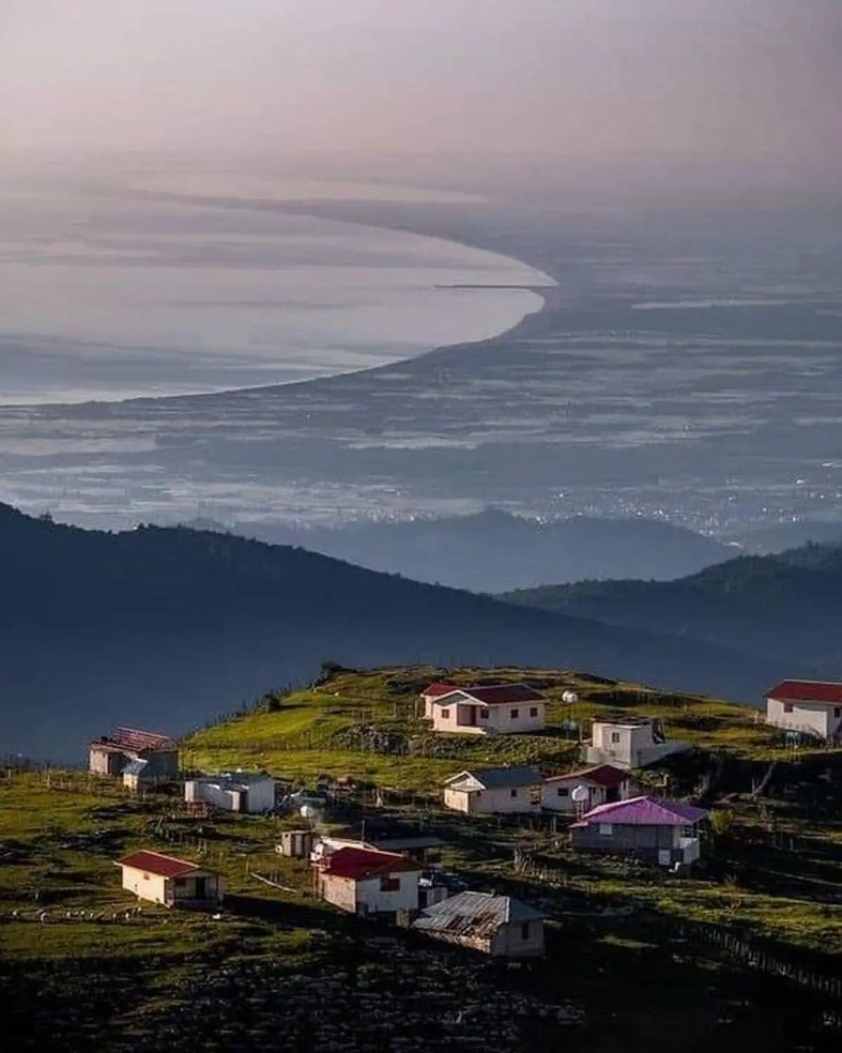 نمایی متفاوت از دریای خزر+عکس