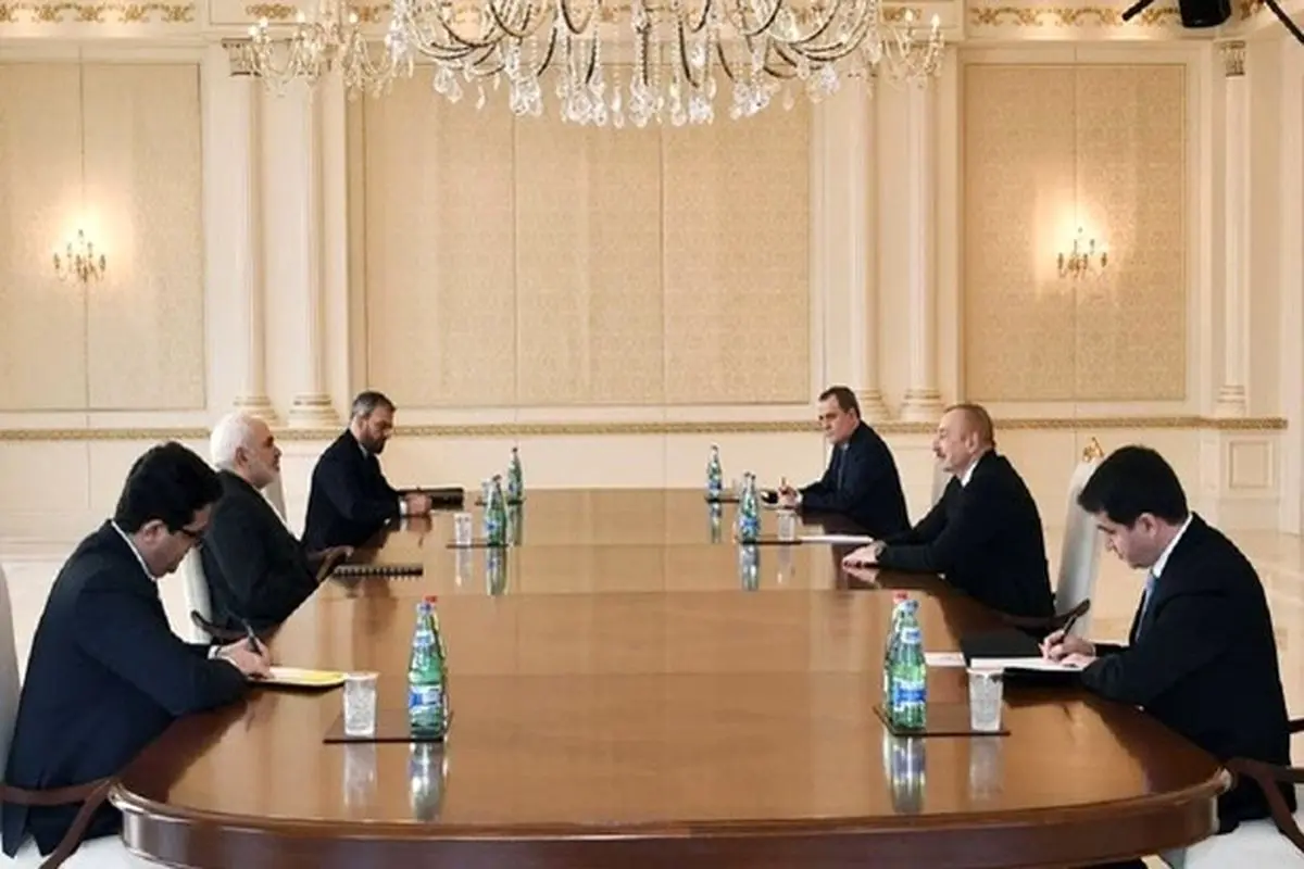 جزییات دیدار ظریف با رئیس جمهور آذربایجان