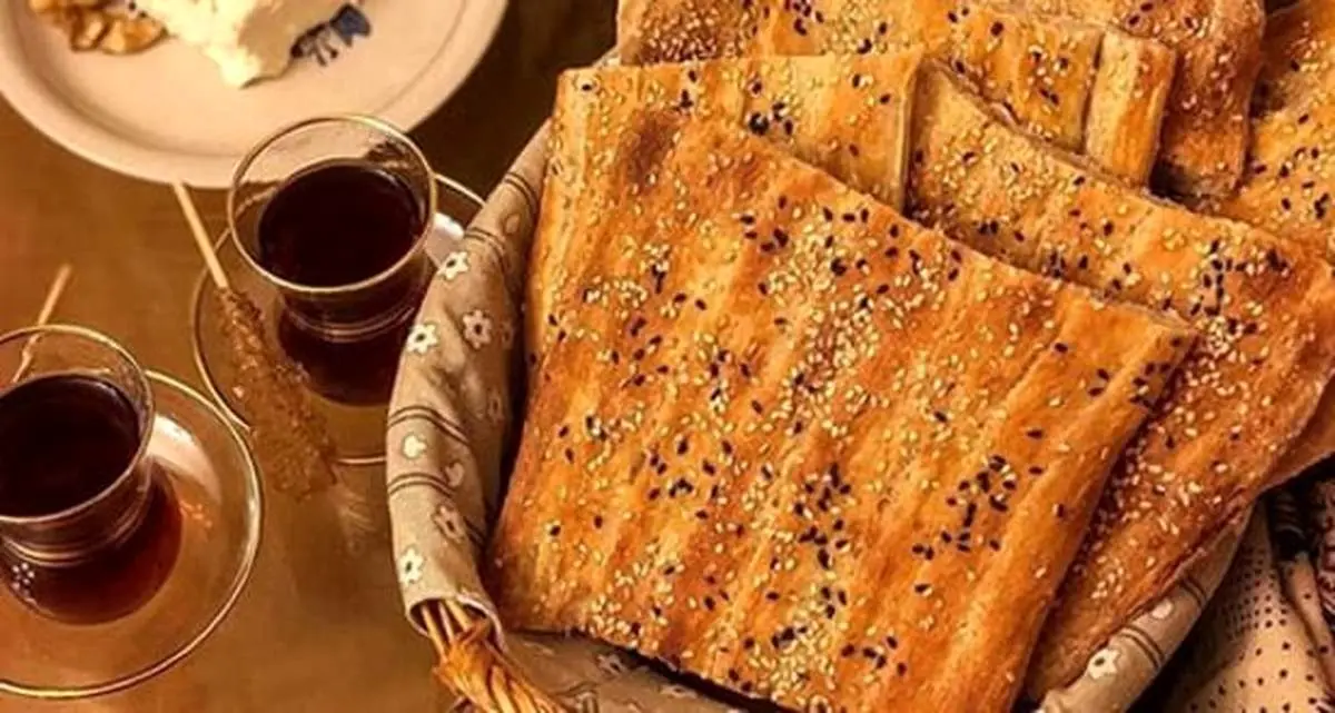 طرز پخت نان بربری ترد
