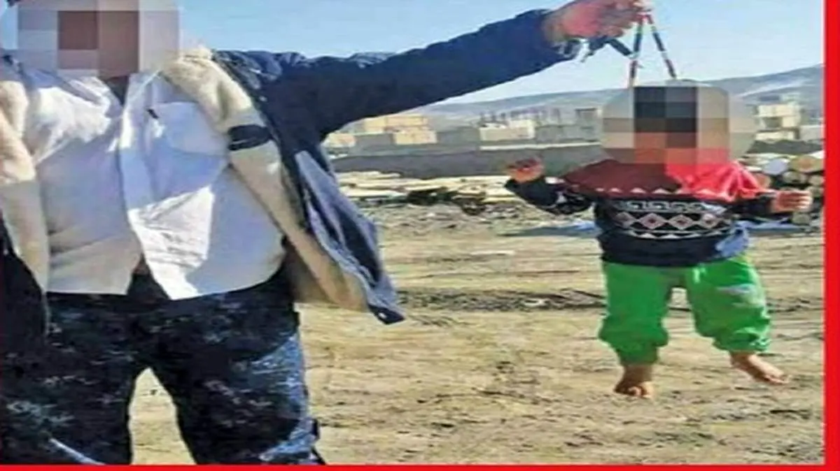 آزار کودک سه ساله به خاطر تفریح و سرگرمی!
