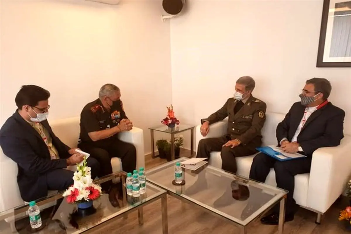 دیدار وزیر دفاع با رئیس ستاد کل نیرو‌های مسلح هند