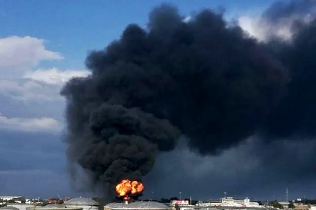 انفجار کارخانه پتروشیمی حیفا در اراضی اشغالی