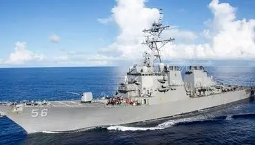 کشتی جنگی آمریکا به جزایر چین نزدیک شد