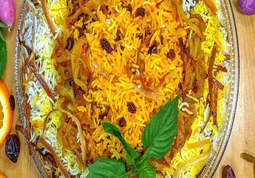 ناهار امروز: ته‌انداز مرغ با سس پستو؛ یک پلو مخلوط متفاوت با طعمی به یاد ماندنی