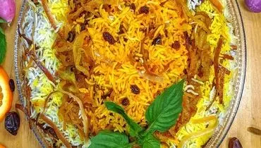 طرز تهیه رشته پلو زعفرانی خوشمزه