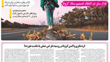 صفحه نخست روزنامه‌های شنبه ۱۸ بهمن ماه + عکس