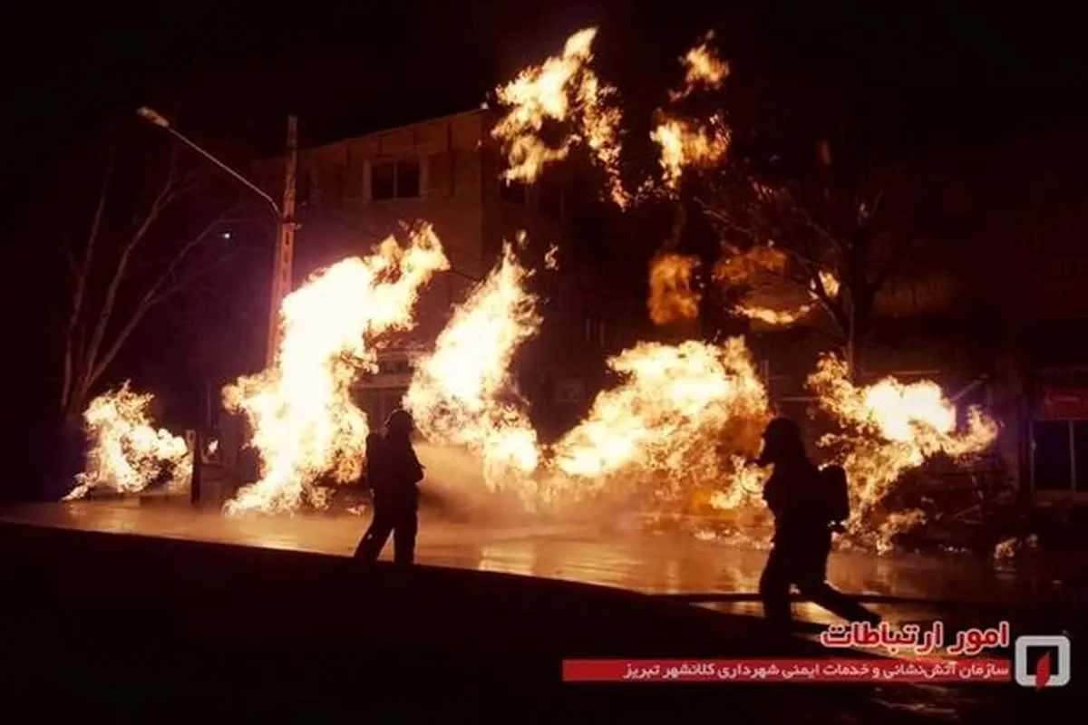 جزییات انفجار در چهارراه طالقانی تبریز
