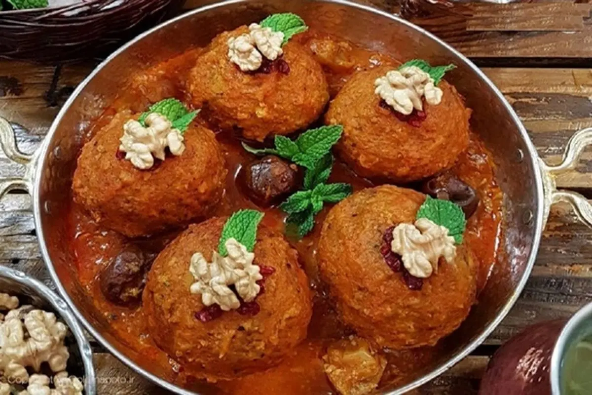 طرز تهیه کوفته تبریزی خوشمزه بدون گوشت