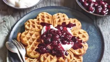 طرز تهیه وافل صبحانه خوشمزه و لذیذ