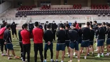 تمرین پرسپولیس سیاه پوش شد+ تصاویر