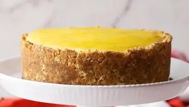 طرز تهیه چیزکیک کاستارد + فیلم