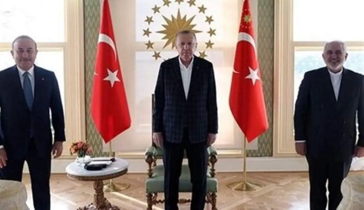 توئیت ظریف درباره دیدار با اردوغان:همافزایی، تنها راه احیای ثبات در منطقه است+عکس