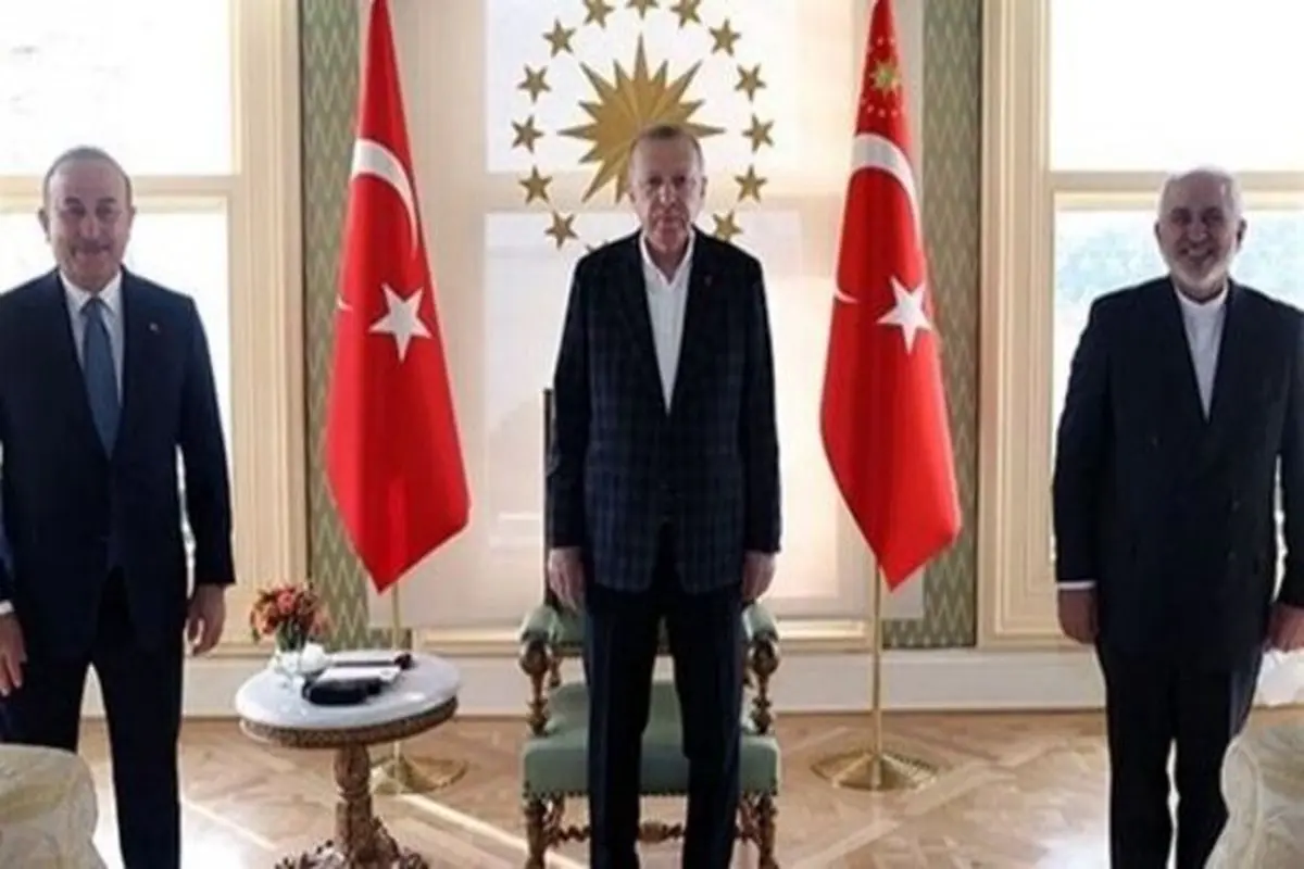 توئیت ظریف درباره دیدار با اردوغان:هم‌افزایی، تنها راه احیای ثبات در منطقه است+عکس